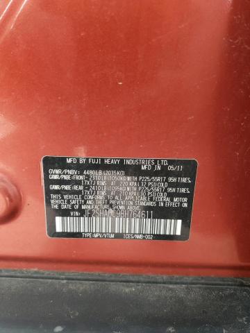 2011 SUBARU FORESTER 2 - JF2SHADC9BH764611