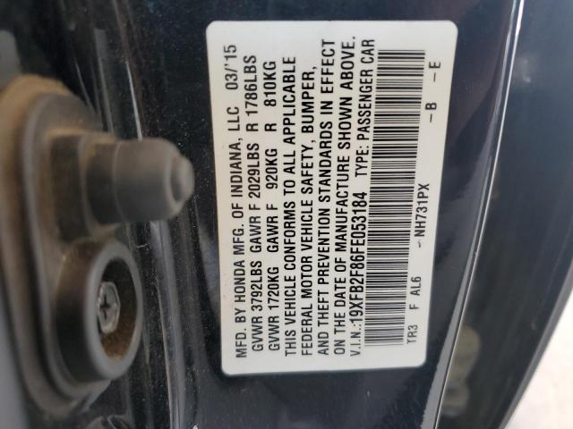 2015 HONDA CIVIC EX - 19XFB2F86FE053184