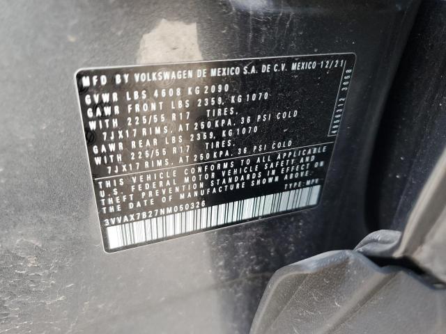 2022 VOLKSWAGEN TAOS S 3VVAX7B27NM050326