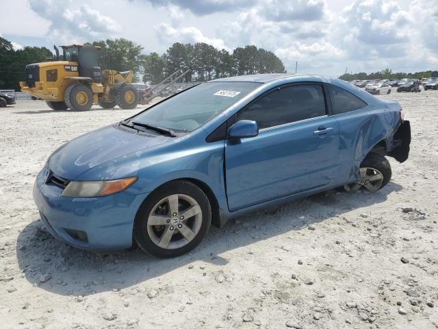HONDA CIVIC EX 2006 blue  gas 2HGFG12866H522362 photo #1