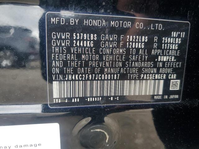 2018 ACURA RLX SPORT JH4KC2F97JC000187