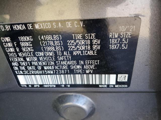 2022 HONDA HR-V SPORT - 3CZRU6H15NM723871