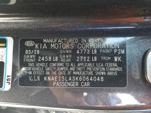 2019 KIA STINGER - KNAE15LA3K6064048