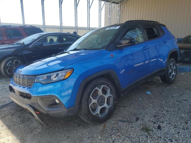 JEEP COMPASS TR 2022 blue  gas 3C4NJDDB1NT167161 photo #1