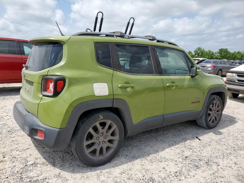 Vin: zaccjabwxgpc84761, lot: 57351695, jeep renegade latitude 20163