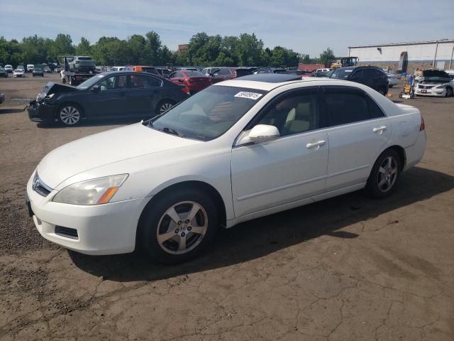 HONDA ACCORD HYB 2007 white sedan 4d hybrid engine JHMCN364X7C000461 photo #1