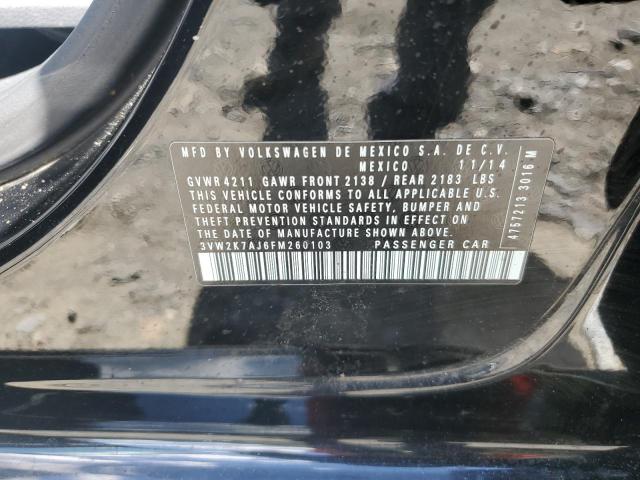 2015 VOLKSWAGEN JETTA BASE 3VW2K7AJ6FM260103