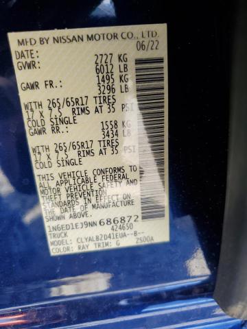2022 NISSAN FRONTIER S - 1N6ED1EJ9NN686872