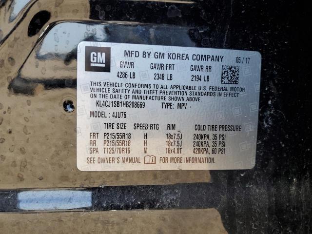 2017 BUICK ENCORE SPO KL4CJ1SB1HB208669