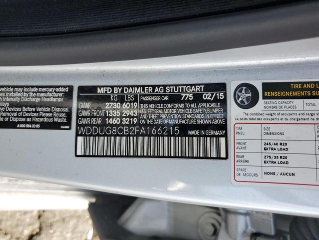 2015 MERCEDES-BENZ S 550 - WDDUG8CB2FA166215