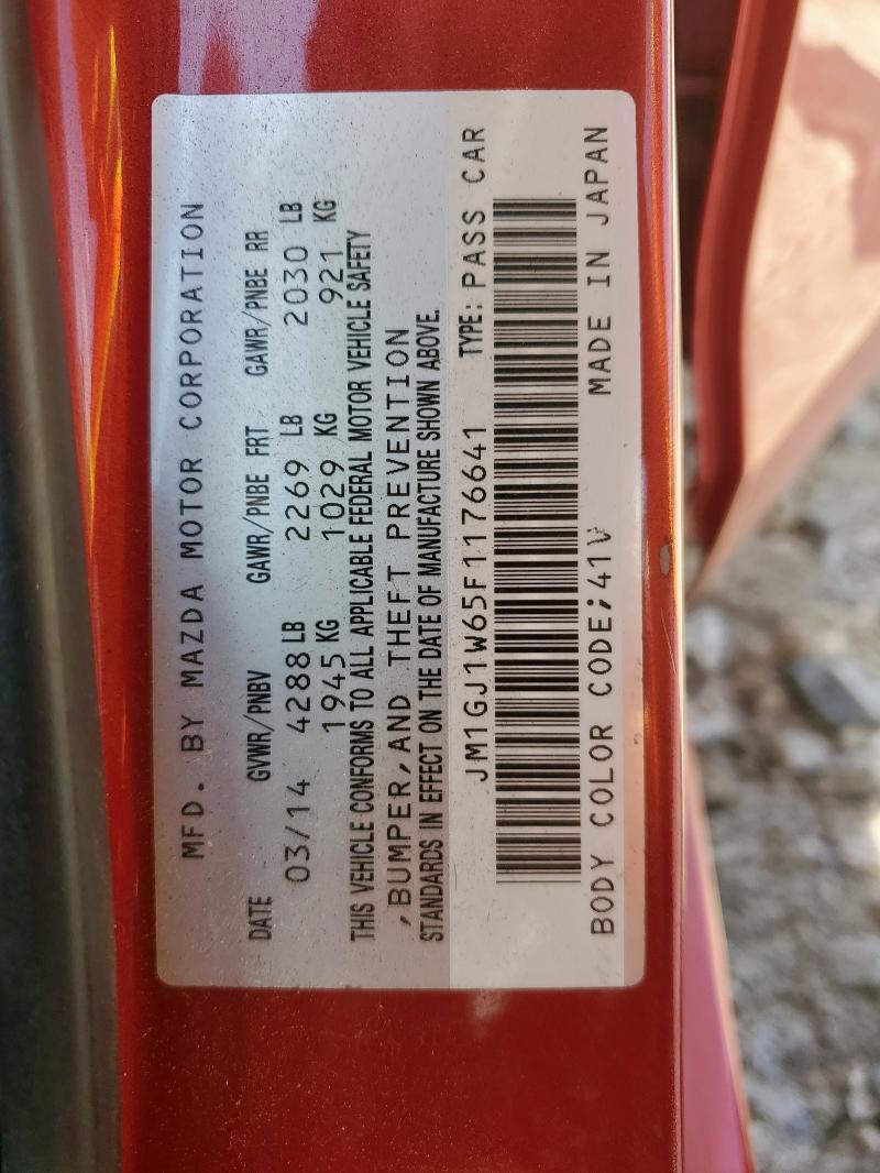 2015 MAZDA 6 GRAND TO - JM1GJ1W65F1176641