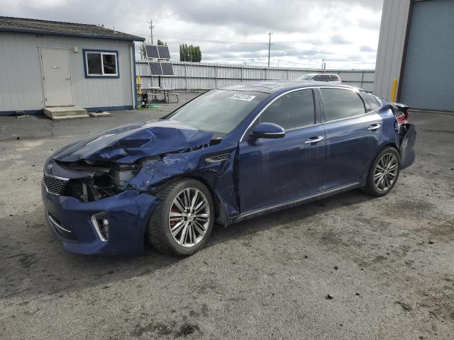 KIA OPTIMA SXL 2018 blue  gas 5XXGV4L25JG230508 photo #1