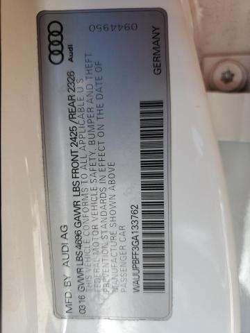 2016 AUDI A3 E-TRON WAUUPBFF3GA133762