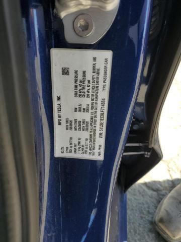 2020 TESLA MODEL 3 5YJ3E1EC9LF714884