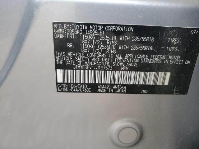 2018 TOYOTA RAV4 LIMIT - JTMYFREV1JJ197573