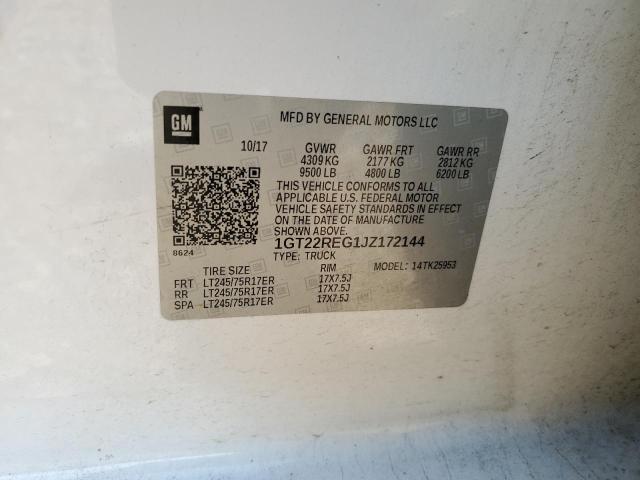 2018 GMC SIERRA K25 1GT22REG1JZ172144