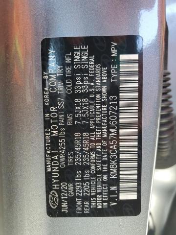 2021 HYUNDAI KONA LIMIT KM8K3CA57MU607213
