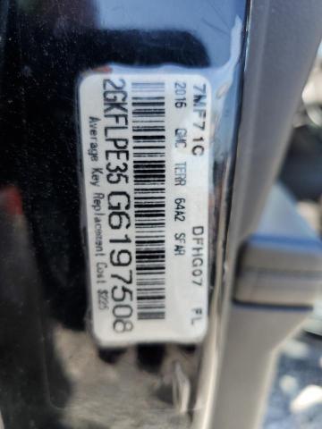 2016 GMC TERRAIN SL - 2GKFLPE35G6197508