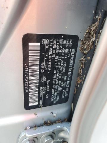 2019 NISSAN ROGUE SPOR JN1BJ1CPXKW235514