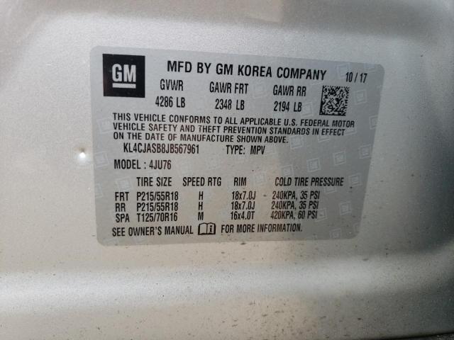 2018 BUICK ENCORE PRE - KL4CJASB8JB567961