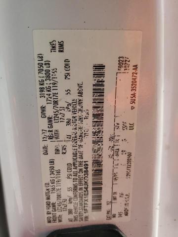 2018 FORD F150 SUPER - 1FTFX1E54JKD38491