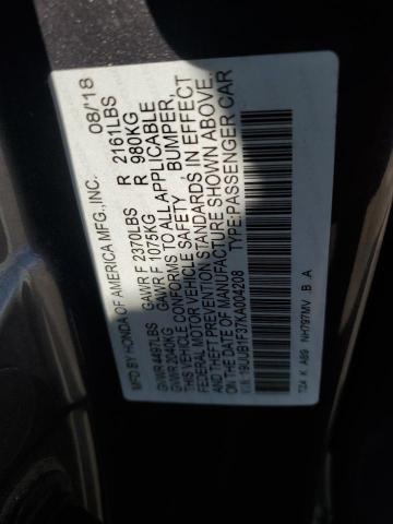 2019 ACURA TLX 19UUB1F37KA004208