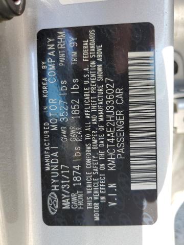 kmhct4ae2hu336027 - 2017 Hyundai Accent Se - #56431645