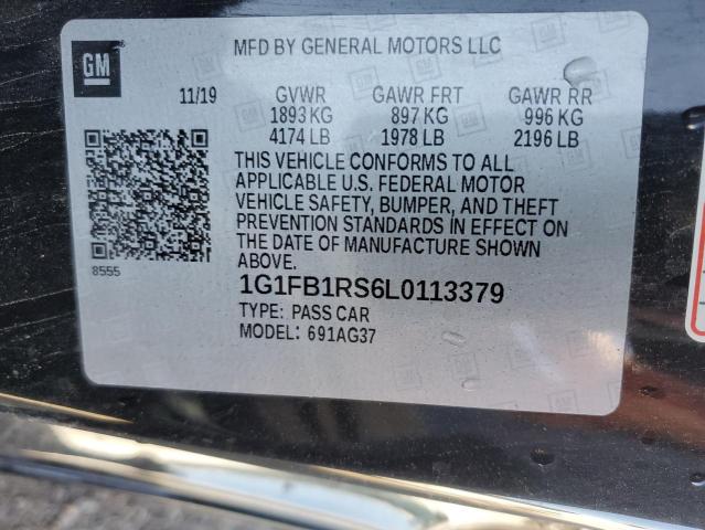 2020 CHEVROLET CAMARO LS - 1G1FB1RS6L0113379