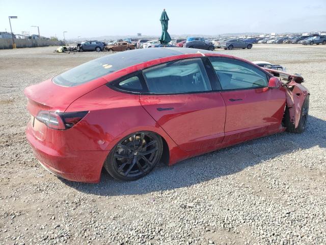 TESLA MODEL 3 2022 red  electric 5YJ3E1EB5NF128080 photo #4