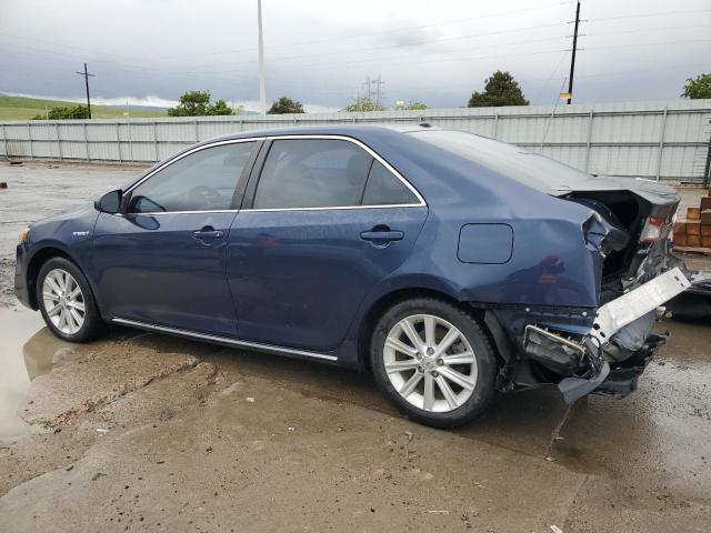 TOYOTA CAMRY HYBR 2014 blue  hybrid engine 4T1BD1FK9EU123304 photo #3