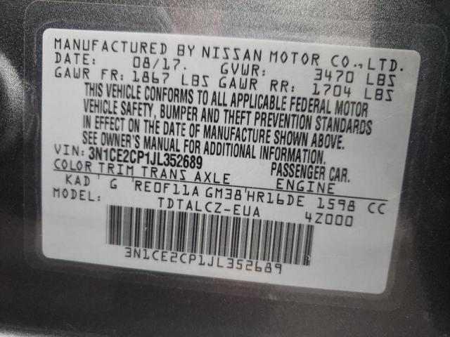 2018 NISSAN VERSA NOTE - 3N1CE2CP1JL352689