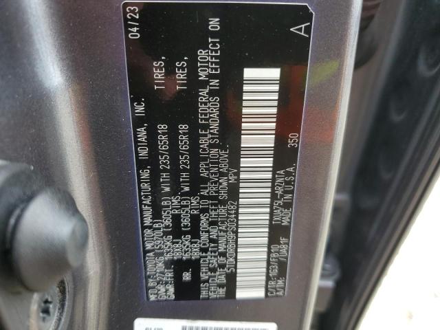 5TDKDRBH9PS034482 2023 TOYOTA HIGHLANDER