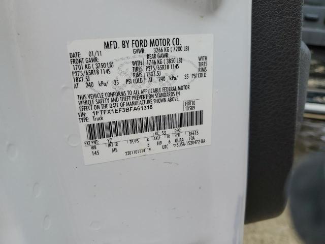 2011 FORD F150 SUPER - 1FTFX1EF3BFA61318