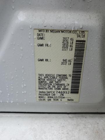 2018 NISSAN ALTIMA 2.5 - 1N4AL3AP2JC246952