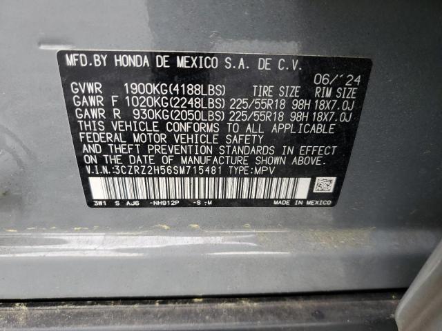 2025 HONDA HR-V SPORT - 3CZRZ2H56SM715481
