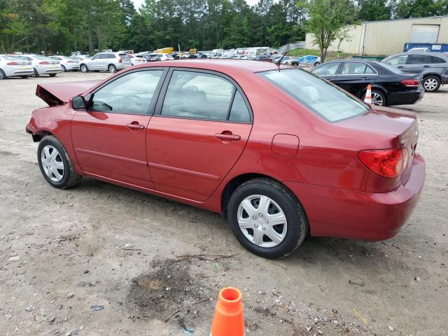 TOYOTA COROLLA CE 2008 red  gas 2T1BR32E98C932577 photo #3