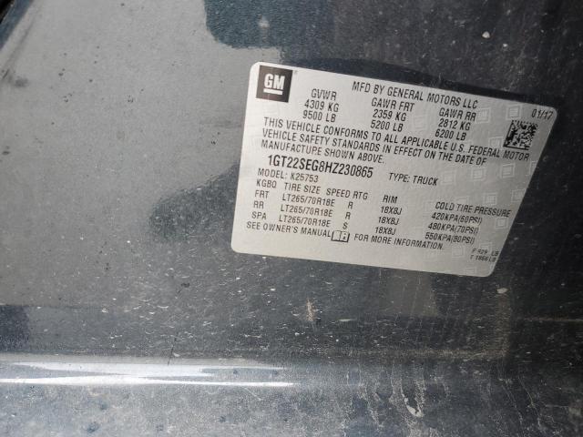 2017 GMC SIERRA K25 1GT22SEG8HZ230865