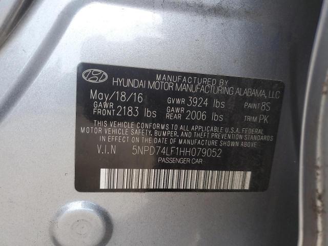 2017 HYUNDAI ELANTRA SE - 5NPD74LF1HH079052