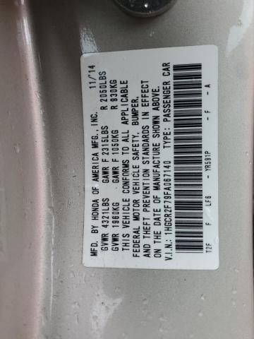 2015 HONDA ACCORD EX - 1HGCR2F79FA067140