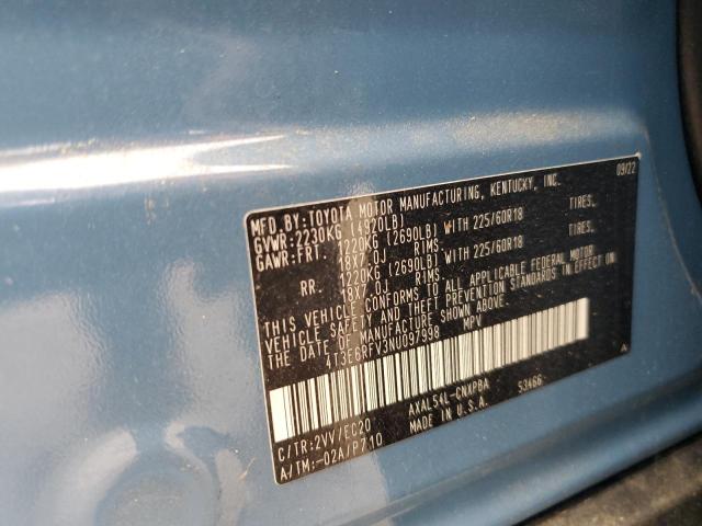 2022 TOYOTA RAV4 XSE - 4T3E6RFV3NU097998