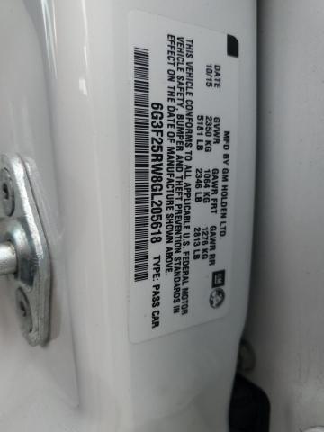 2016 CHEVROLET SS 6G3F25RW8GL205618