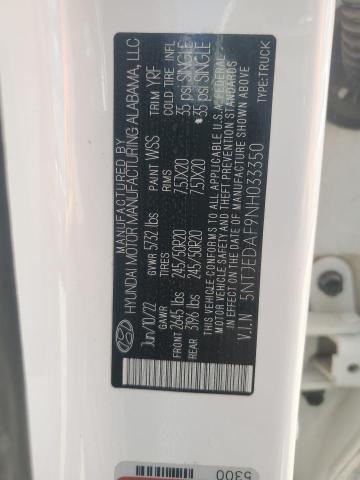 2022 HYUNDAI SANTA CRUZ - 5NTJEDAF9NH033350