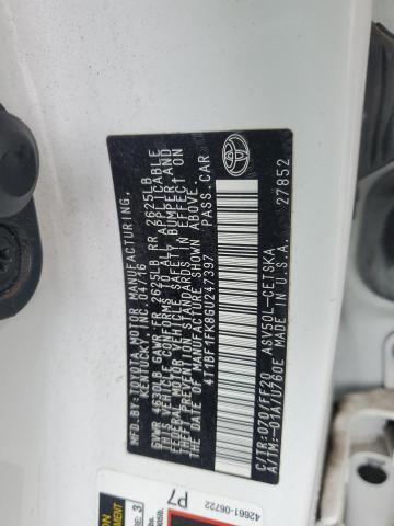 2016 TOYOTA CAMRY - 4T1BF1FK8GU247397