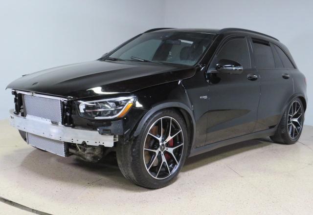 MERCEDES-BENZ GLC 43 4MA 2021 black  gas W1N0G6EB2MF948257 photo #3