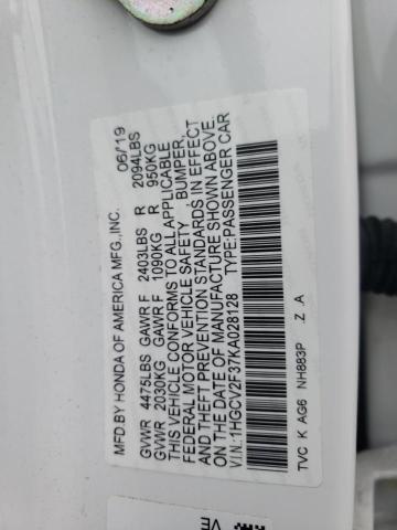 2019 HONDA ACCORD SPO - 1HGCV2F37KA028128