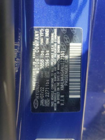 2022 HYUNDAI ELANTRA SE - KMHLM4AG4NU312161
