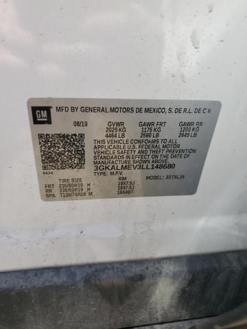 2020 GMC TERRAIN SL 3GKALMEV3LL148680