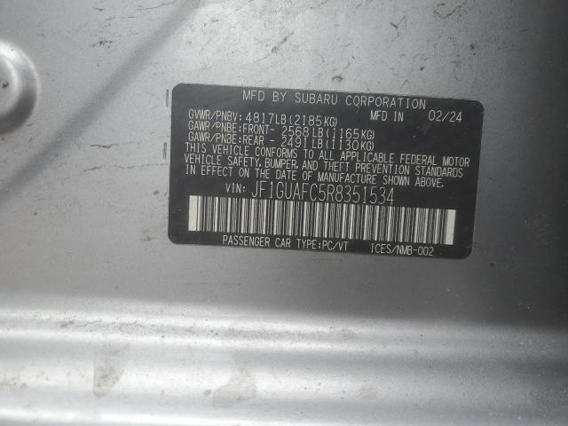 2024 SUBARU IMPREZA SP JF1GUAFC5R8351534
