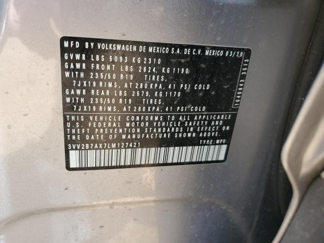 2020 VOLKSWAGEN TIGUAN SE 3VV2B7AX7LM127421