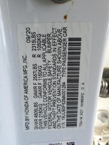 2021 ACURA TLX ADVANC 19UUB5F62MA001284